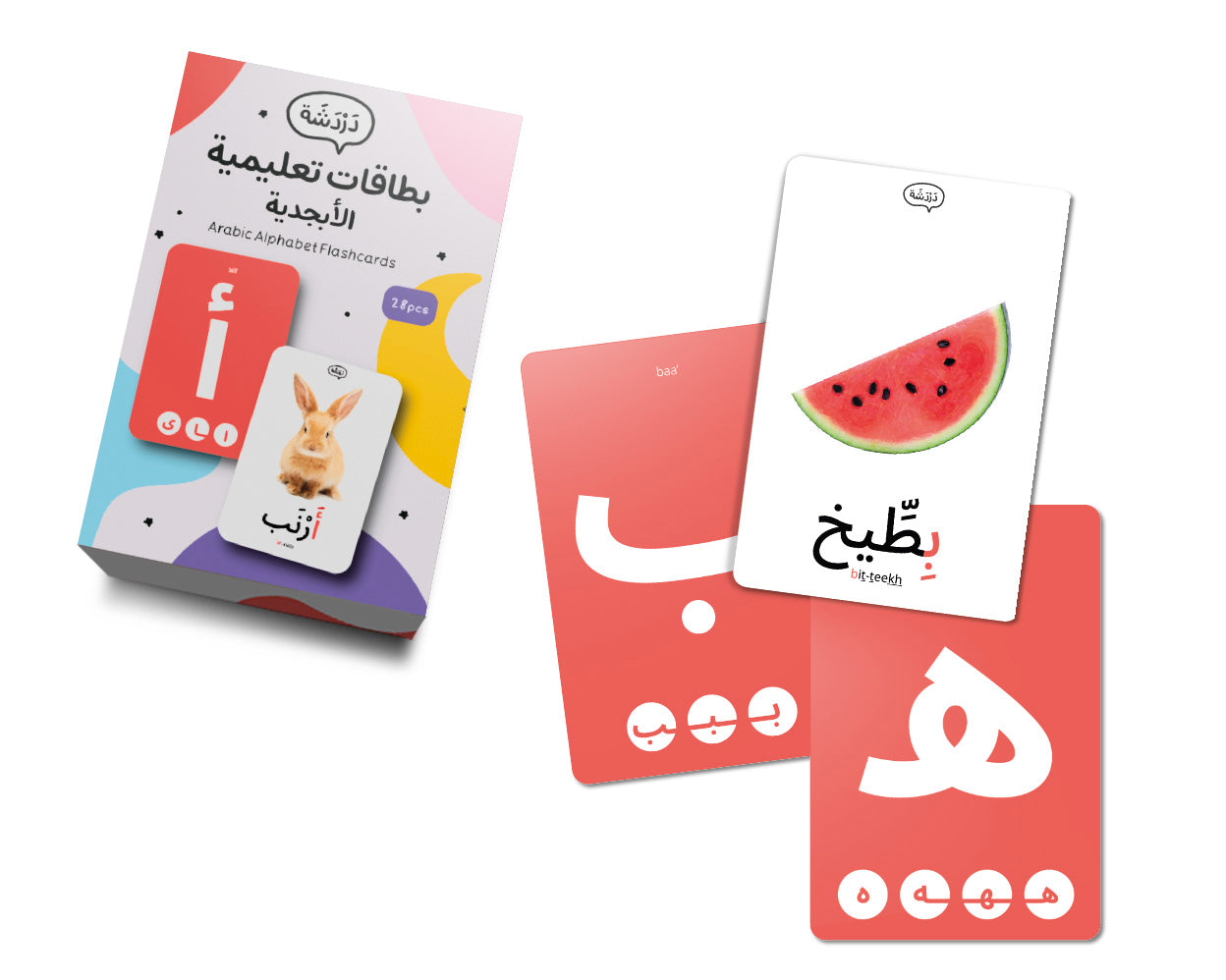 Flashcards - Alphabet (بطاقات تعليمية - الأبجدية)