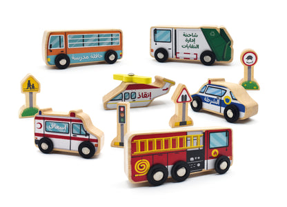 Wooden Vehicles Set